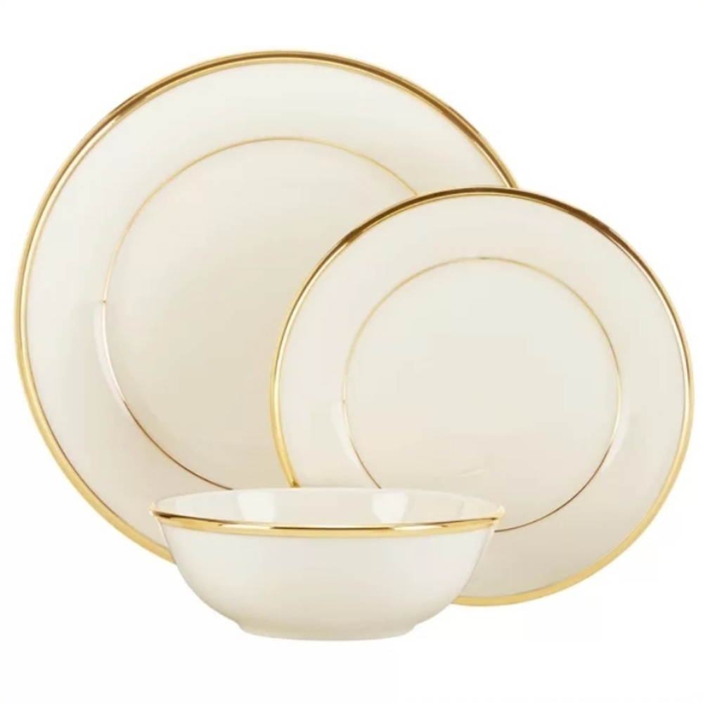 Lenox Eternal 3 piece Place Setting